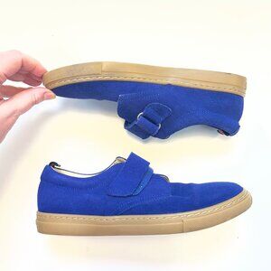 Jacadi Blue Suede Sneakers, Size 3.5